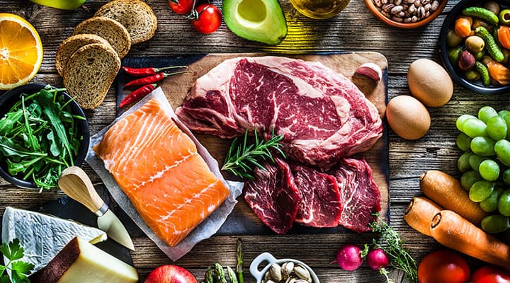 Protein-rich foods high in B vitamins