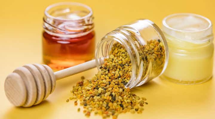 Propolis, royal jelly and bee pollen offer health benefits