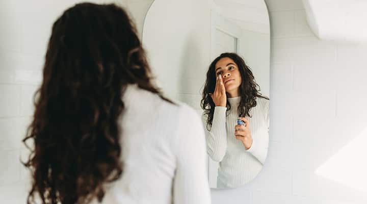 Collagen supplements support healthy skin.