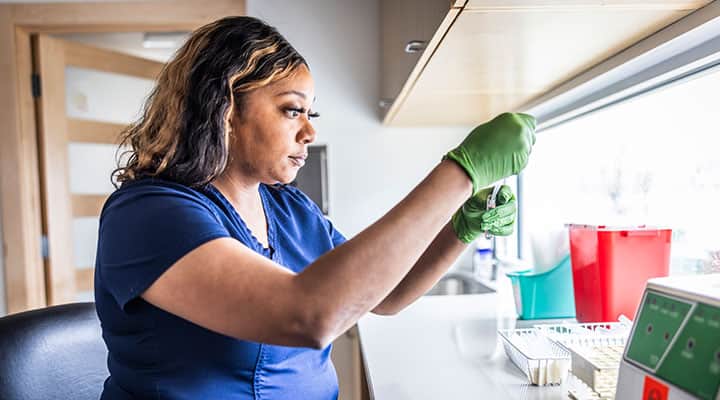 A ferritin test is the best way to test for healthy iron levels
