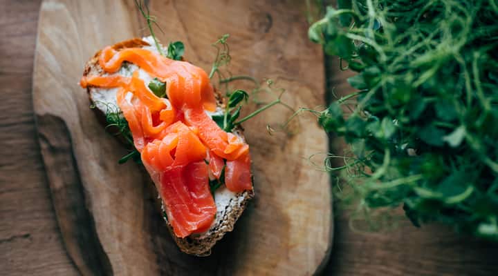 Salmon is a great source of omega-3s.