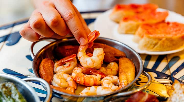 Shrimp are a source of astaxanthin.