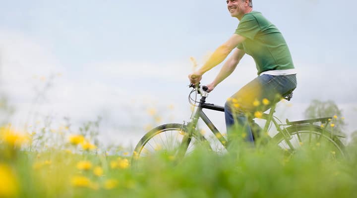 Enjoy that bike ride with comfortable joints.