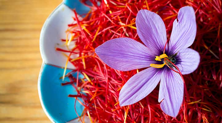 Saffron extracts support vision clarity and sharpness.