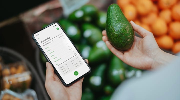 Mobile apps make calorie tracking easy.