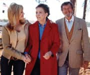 Leeza with her parents