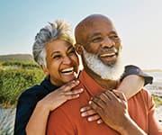 Couple happy about curcumins prevention of diabetes