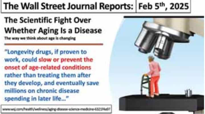 Reports that ask wether aging is a disease or not