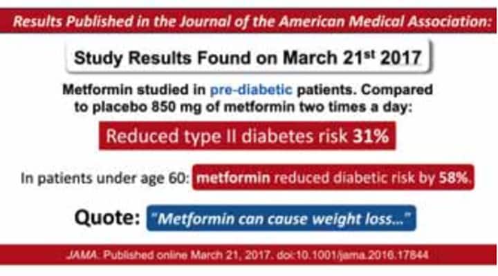 Metformin studied in pre-diabetic patients