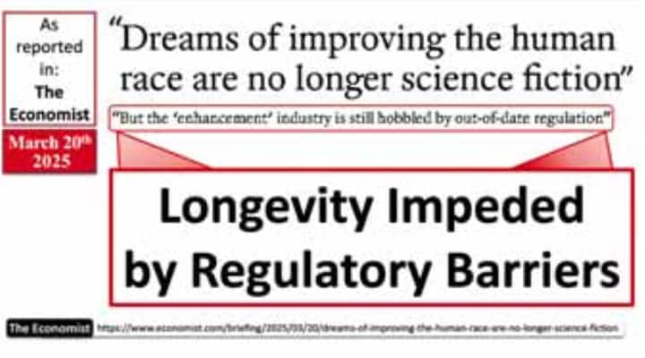 Longevity impeded by regulatory barriers