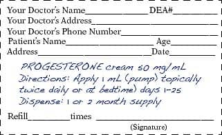 Bhrt Dosing Chart