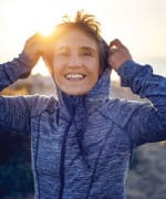 Woman mushrooms and beta glucans for whole body health