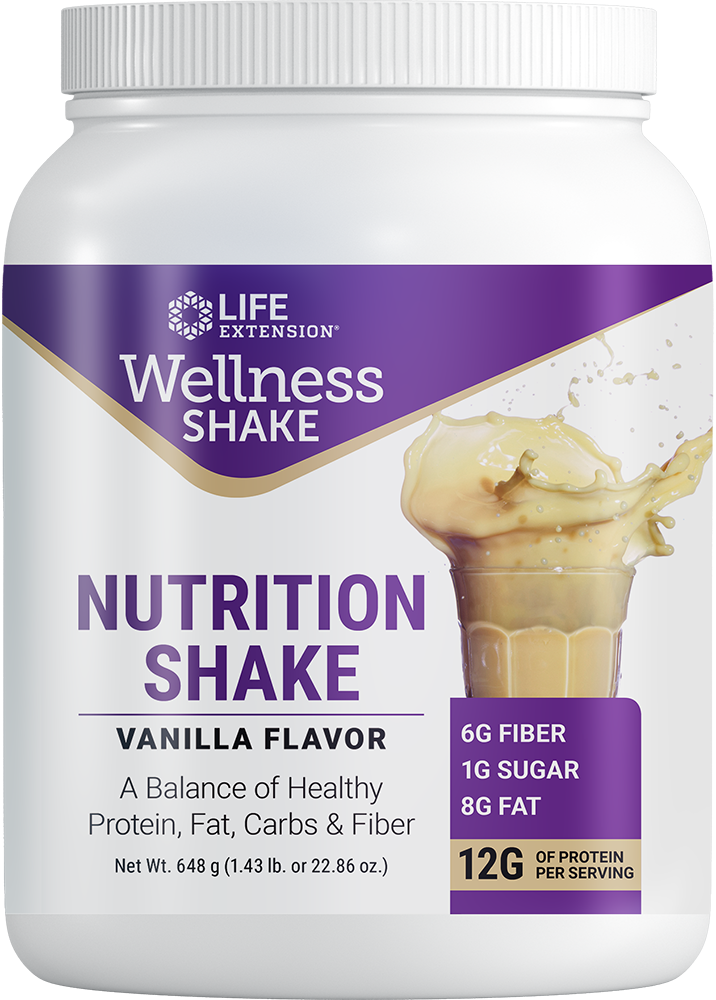 Life Extension Wellness Shake, Vanilla, 22.86 oz