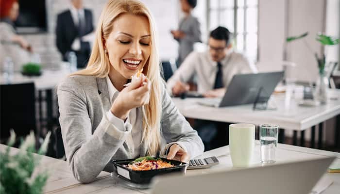 hungry woman