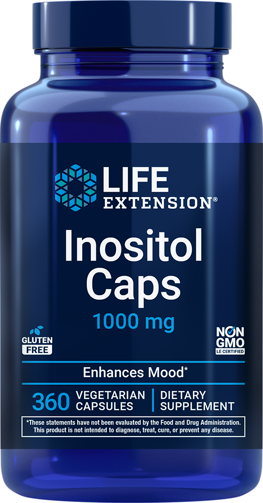 Inositol Caps, 1000 mg 360 capsules | Life Extension
