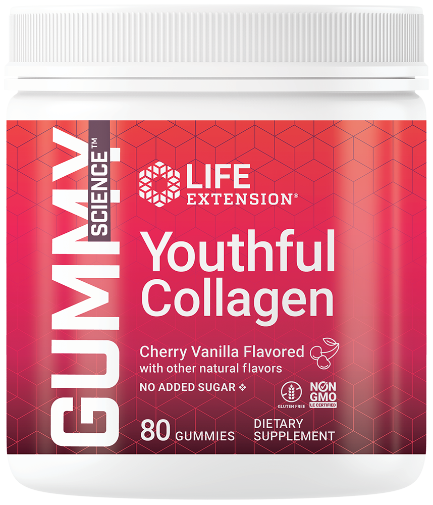 Gummy Science™ Youthful Collagen, 80 capsules Life Extension